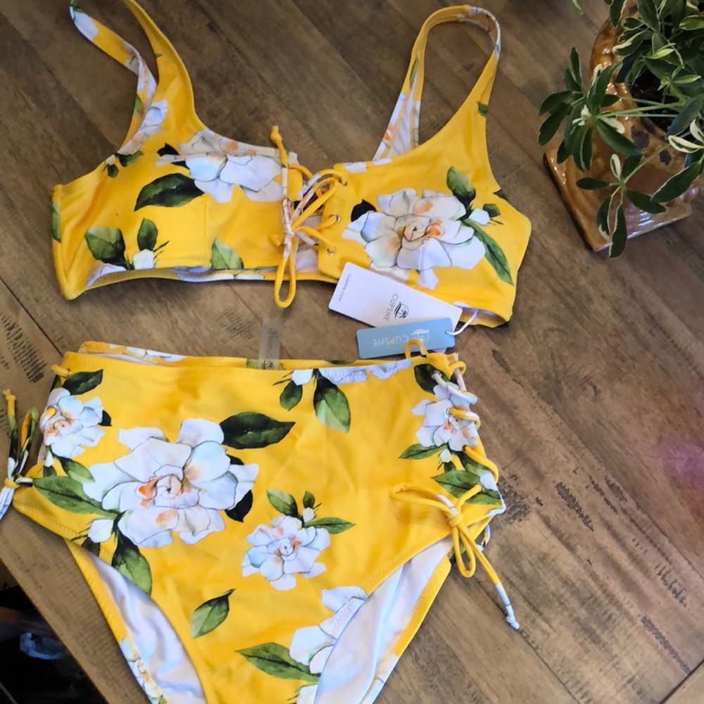 Cupshe high waisted bikini- brand new!